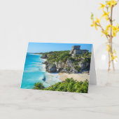 Carte Ruines maya de Tulum (Fleur jaune)