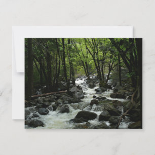 Carte Ruisseau Bridalveil dans le parc national de Yosem