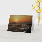 Carte Rumi cite la vie. Vous n'êtes pas qu'une goutte... (Fleur jaune)