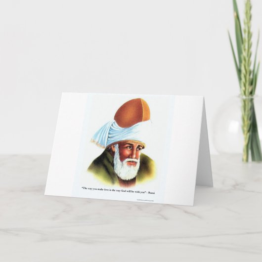 Carte Rumi La façon dont vous faites l'amour Citation Ca (Devant)