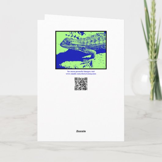 Carte Rune Eihwaz - Persévérance Centrée (Dos)