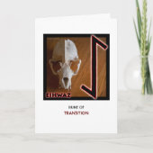 Carte Rune Eihwaz – Transition - Crâne (Devant)