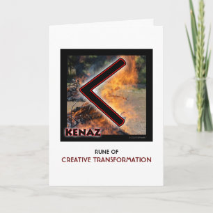 Carte Rune Kenaz - Transformation créative