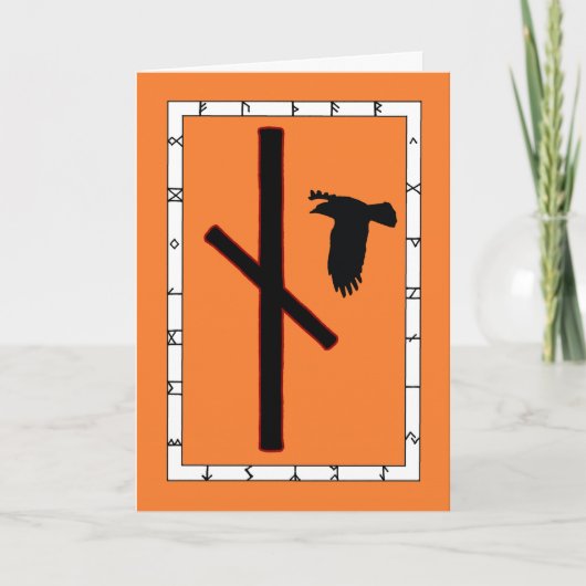 Carte Rune Naudhiz - Surmonter (Devant)