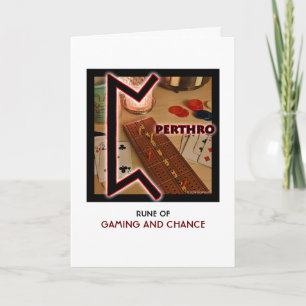 Carte Rune Perthro - Jeu & Chance - Joueur