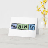 Carte Runner fait d'éléments (Fleur jaune)