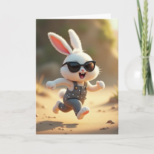 Carte Running Rabbit Adventure Card (Devant)