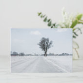 Carte Rural winter road (Debout devant)
