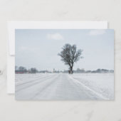 Carte Rural winter road (Dos)