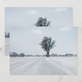 Carte Rural winter road (Devant / Derrière)