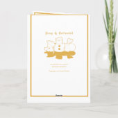 Carte rusée et par lapin enveloppée (Dos)