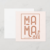 Carte Russe Boho Mama (Devant / Derrière)