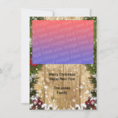 Carte Russe de Noël Photo Plat Holiday (Devant)