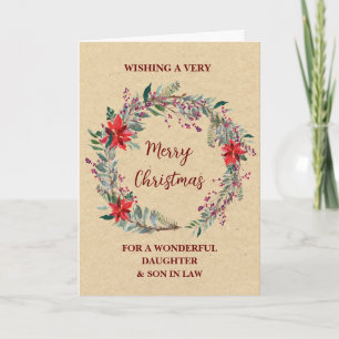 Carte Russe Fille & Fils en droit Joyeux Noël