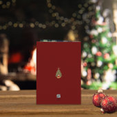 Carte Russe Joyeux Noël Bleu Rouge Plaid 1 Photo