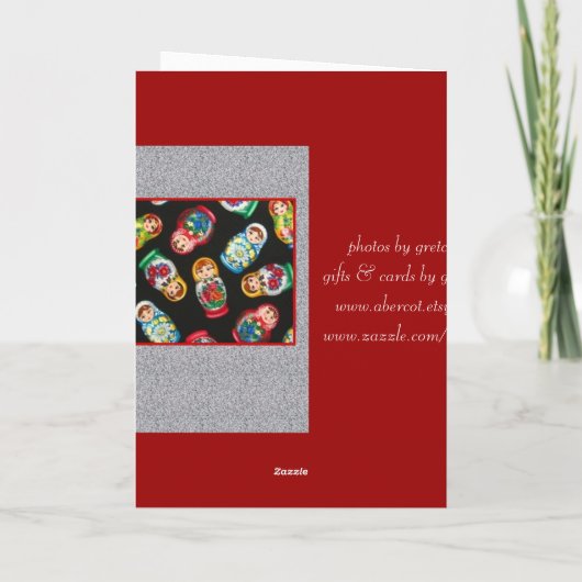 Carte Russian Nesting (Dos)