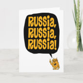 Carte Russie, Russie, Russie ! ! ! (Devant)