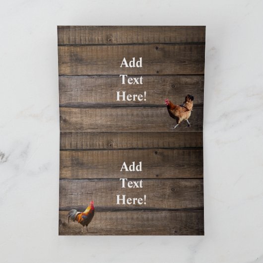 Carte Rustic Barn (Intérieur)