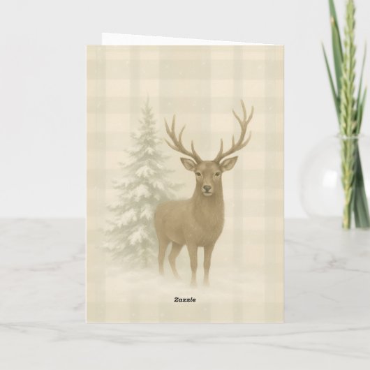 Carte Rustic Christmas Card (Dos)