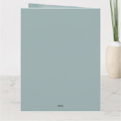 Carte Rustic Church Path in Wildflower Meadow (Dos)