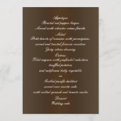 Carte Rustic Elegance Rose blanche (Dos)