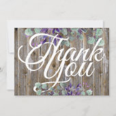 Carte Rustic Elegant White Typography Mariage photo (Devant)