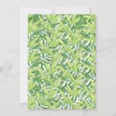 Carte Rustic Forest Party (Dos)