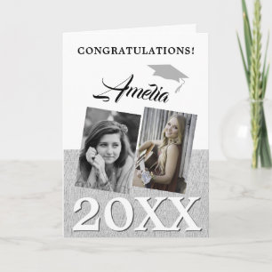 Carte Rustic Graduate 2 - Diplôme photo