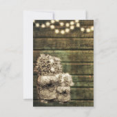 Carte Rustic Mason Jar R.S.V.P. (Dos)