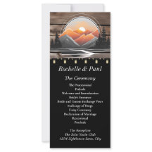 Rustic Mountain Valley Forest Sunset Mariage