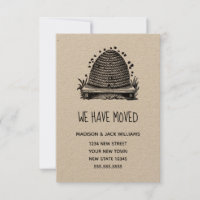 Rustic Nouveau domicile Nouvelle adresse |Déplacem