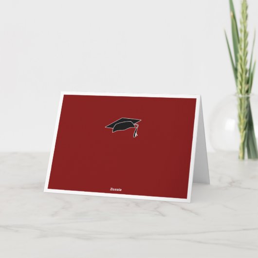 Carte Rustic Simple Félicitations Diplômé (Dos)