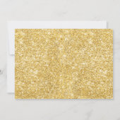 Carte Rustic Tree Holiday Nouvel An Salutations Gold Car (Dos)