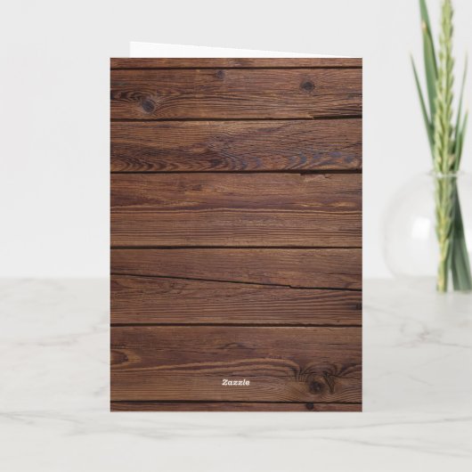 Carte Rustic World's Best Cat Maman's Day Photo (Dos)