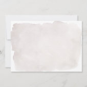 Carte rustique aquarelle grange mariage enregistrer la d (Dos)