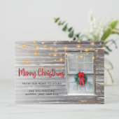 Carte Rustique Cabine confortable avec lumières jumelles (Debout devant)