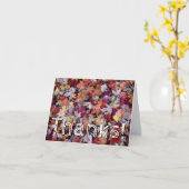 Carte Rustique, Chic Cabine, "Merci" Inspiré Par La Natu (Fleur jaune)