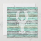 Carte Rustique Coastal Decor Lobster Note (Devant)