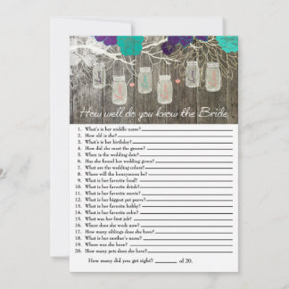 Carte Rustique Comment bien connaissez-vous le jeu de ma