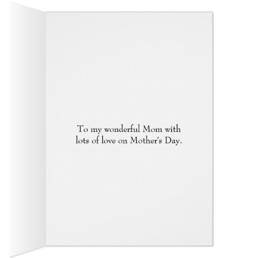 Carte Rustique de l'aquarelle Hydrangea (Intérieur (Droit))