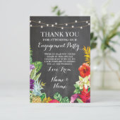 Carte rustique de Tiki de tableau de Merci Aloha (Debout devant)