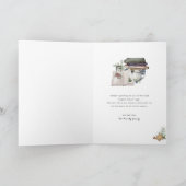 Carte Rustique Joyeux Noël Verdure Vacances simples (Intérieur)