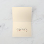 Carte Rustique Kwanzaa pour bougies (Intérieur)