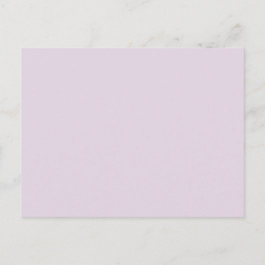 Carte Rustique Lilac Merci (Dos)