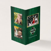 Carte Rustique Noël 🎄 Parka Posse Barn Bois (Outside)