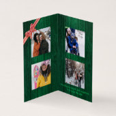 Carte Rustique Noël 🎄 Parka Posse Barn Bois (Inside)