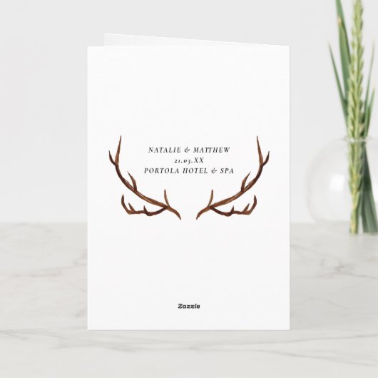 Carte Rustique soit mon maître d'honneur (Dos)