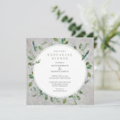 Carte Rustique Stone Greenersal Dîner de répétition Invi (Debout devant)