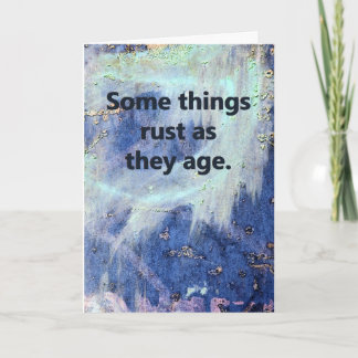 Carte Rusty Birthday