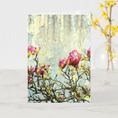 Carte Rusty Magnolia (Fleur jaune)